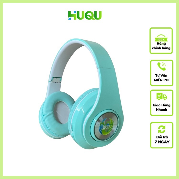 Tai Nghe Bluetooth 5.0, Đèn Led Phát Sáng Huqu B39