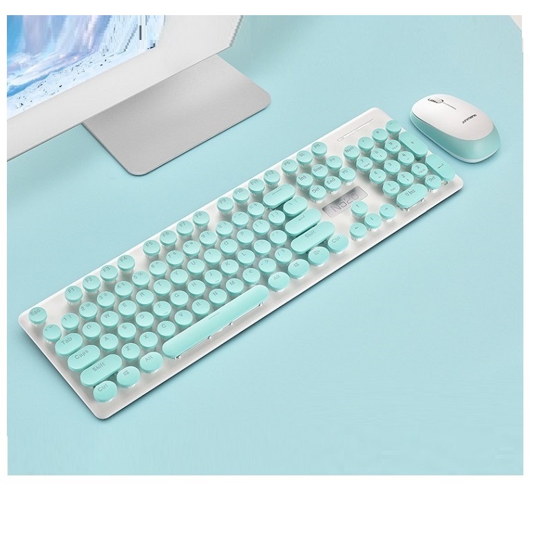 Combo Bàn Phím Chuột Không Dây Thời Trang Huqu N520 - Ảnh 2