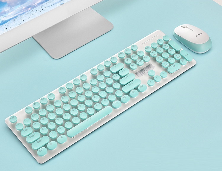 Combo Bàn Phím Chuột Không Dây Thời Trang Huqu N520 - Ảnh 3