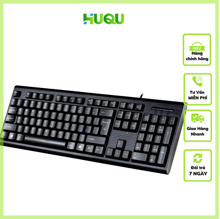 Bàn Phím Máy Tính Văn Phòng Huqu Q9