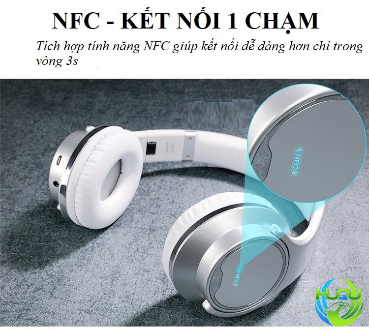 tai nghe bluetooth đa năng cao cấp Huqu MH1- kết nối NFC