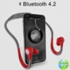 Thiết kế nổi bật của tai nghe bluetooth phong cách thể thao Huqu RB-S20: - bluetooth 4.2