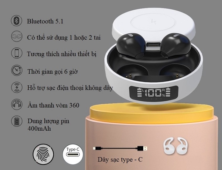 Tai Nghe Nhét Tai Đa Năng Huqu HQ-ProX6 - Công nghệ mới hai trong một - Ảnh 14