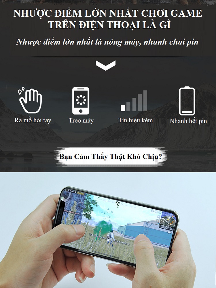 Tản Nhiệt Điện Thoại Chuyên Dành Cho Game Thủ HQ-FL01- Công Suất Lớn - Ảnh 4