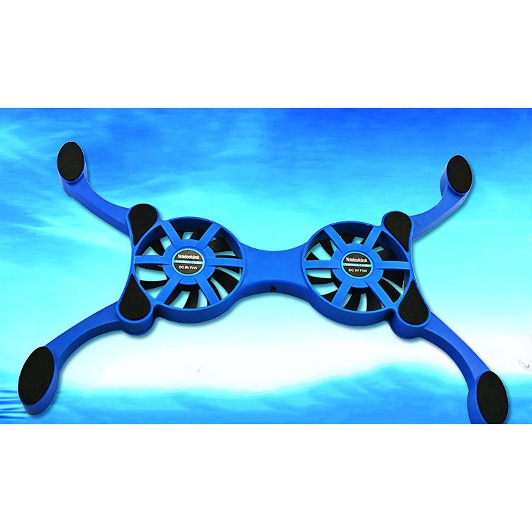 Quạt Tản Nhiệt Máy Tính Hình Bạch Tuộc Huqu HQ-11 – Có Thể Gập Gọn - Ảnh 9