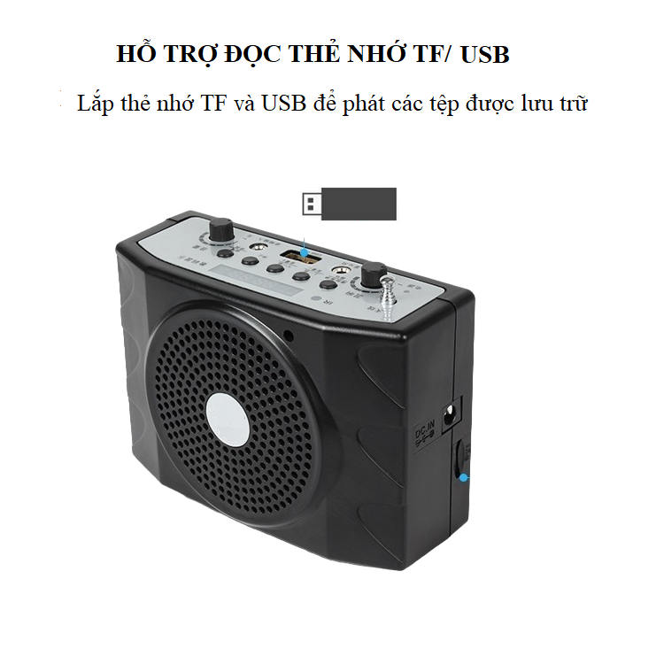 Máy Trợ Giảng Loa Công Suất Cao Huqu Q5 - Ảnh 7