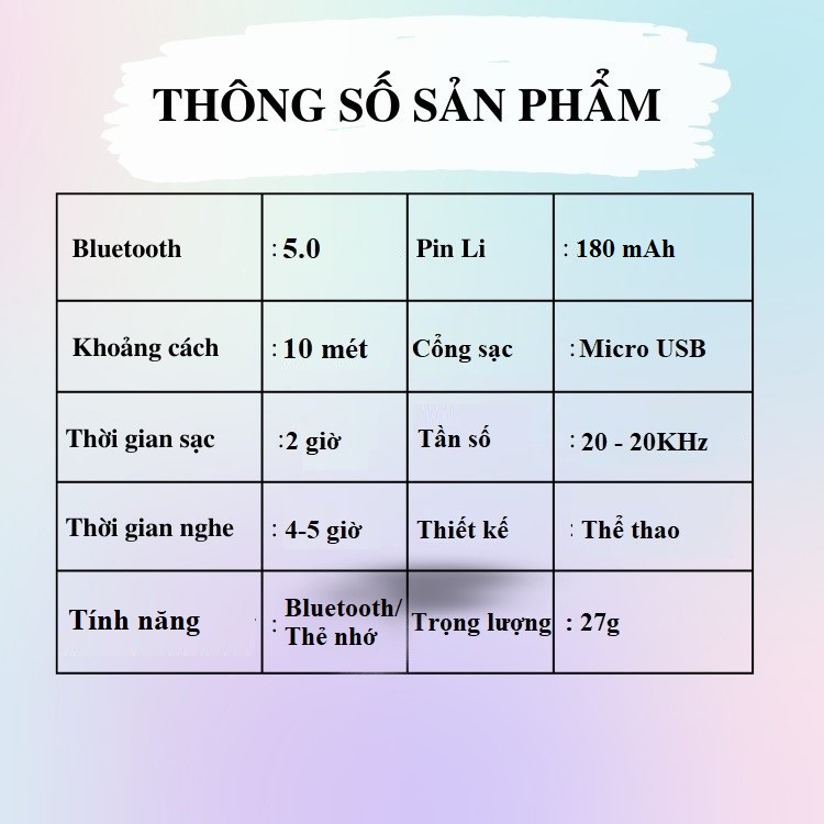 Tai Nghe Nhét Tai Kiểu Dáng Thể Thao HQ-M1 –Tích Hợp Khe Cắm Thẻ Nhớ TF - Ảnh 14