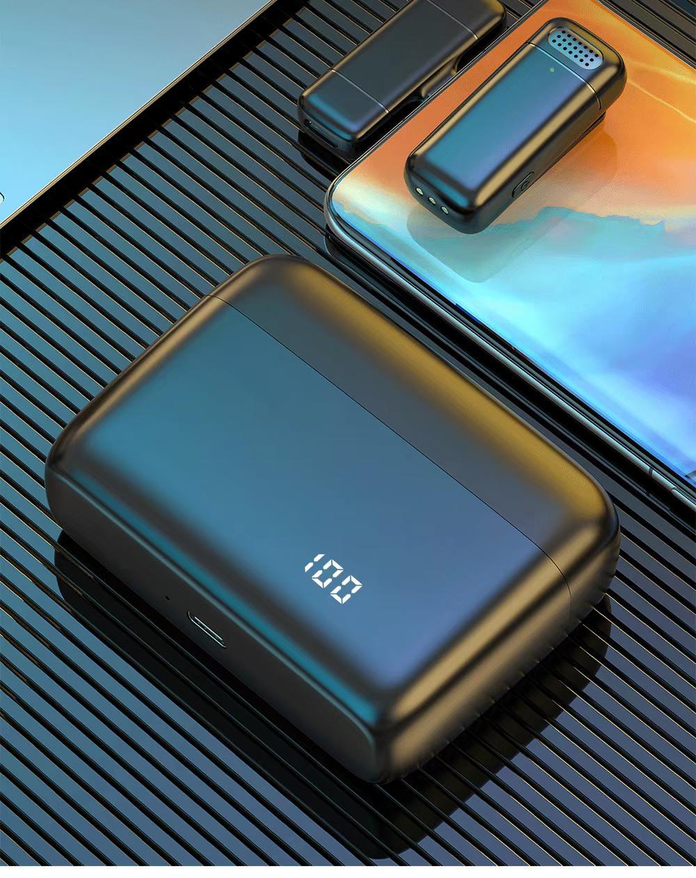 Bộ 2 Micro Thu Âm Không Dây Cài Áo Huqu MIC96 - Ảnh 5